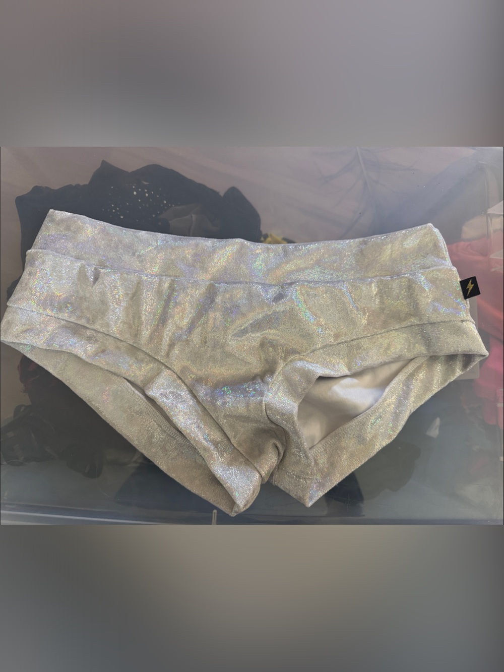 Metallic Holographic Women's Briefs